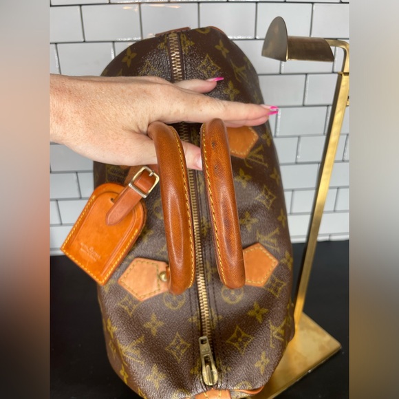 Beautiful Louis Vuitton, speedy 30 vintage with Luggage Tag! - Picture 6 of 7